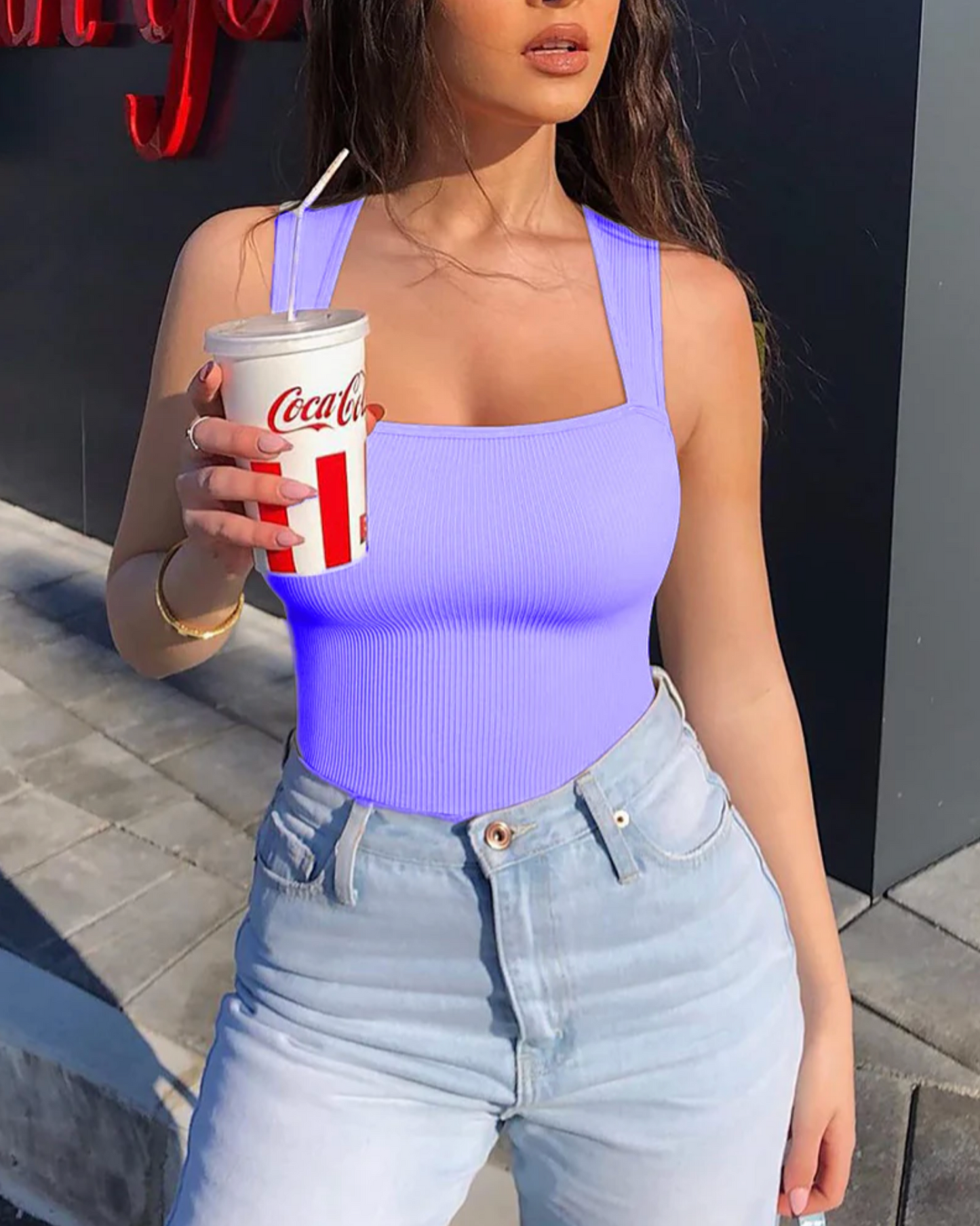 Body Moldeador Premium Cuello Cuadrado